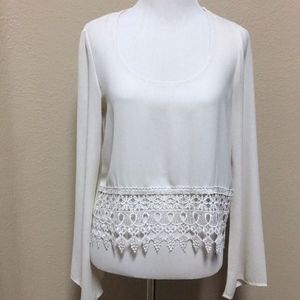 Boho Long sleeve Top with Lace